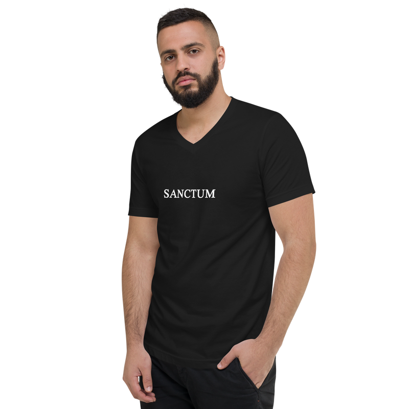 Unisex Short Sleeve V-Neck T-Shirt