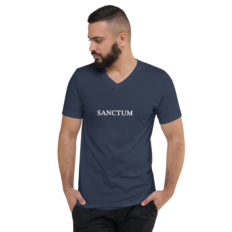 Unisex Short Sleeve V-Neck T-Shirt